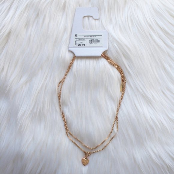 NWT SUGARFIX by BaubleBar Crystal and Enamel Pink Heart Pendant Necklace - Picture 8 of 8